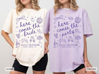 Custom Retro Bachelorette Shirts, Here Comes The Bride TShirt, Disco Bachelorette Party Tees, Luxury Bachelorette Merch, Bridesmaid Gifts