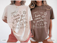 Custom Retro Bachelorette Shirts, Here Comes The Bride TShirt, Disco Bachelorette Party Tees, Luxury Bachelorette Merch, Bridesmaid Gifts