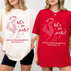 Let's Go Girls Shirt, Custom Bachelorette Party Tee, Coastal Cowgirl, Wild Wild Wife, Girls Night, Bridal Party Shirt, Last Rodeo
