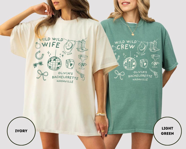 Cowgirl Bachelorette Shirts Comfort Colors, Western Bach Shirts, Wild Wild Wife Bachelorette Party Tee, Last Rodeo Bachelorette T-shirt