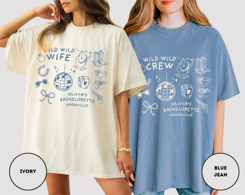 Cowgirl Bachelorette Shirts Comfort Colors, Western Bach Shirts, Wild Wild Wife Bachelorette Party Tee, Last Rodeo Bachelorette T-shirt