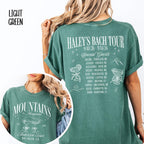 Margarita Bachelorette Tour Shirt Comfort Color Custom Mountain Bachelorette Shirt Camp Bach Tour Tee Bridal Party Gifted Bridesmaid Shirt