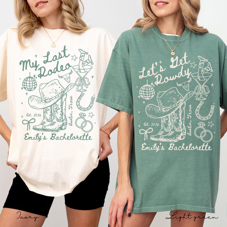 Last Rodeo Bachelorette Comfort Colors Shirt, Western Cowgirl Bach Party Tee,Western Bridal Party, Austin Trip Tee, Nashville,Cowboy T-shirt