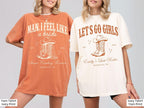 Let's Go Girls Custom Western Bachelorette Shirt, Last Rodeo Bachelorette Party TShirt Nashville Bach Trip Country Cowgirl Bride Bridesmaid
