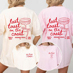 Last Toast On The Coast Shirt, Custom Beach Bachelorette Party Shirt, Bach Club Shirt, Coastal Bachelorette Shirt, Bridal Party Gifts