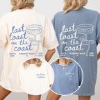Last Toast On The Coast Shirt, Custom Beach Bachelorette Party Shirt, Bach Club Shirt, Coastal Bachelorette Shirt, Bridal Party Gifts