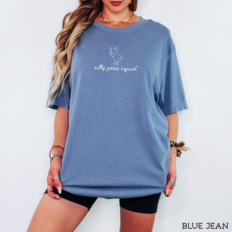Silly Goose Bachelorette Comfort Colors® Shirts: Silly Goose Squad Bachelorette Party Tees