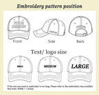 Custom Embroidered Trucker Hat, Happy Camper Hat, Dad hat,Matching Group Hats, Girls Trip Cap, Vacation Hat, Bachelorette Gift,Summer hat