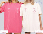 Custom Martini Bachelorette Comfort Color Shirt, Maid Of Honor Matching Tee, Bridesmaid Proposal Gift, Bachelorette Party TShirts