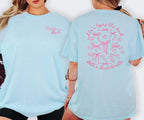 Pink Bow Bachelorette T-Shirt: Bridal Party Comfort Colors Tee