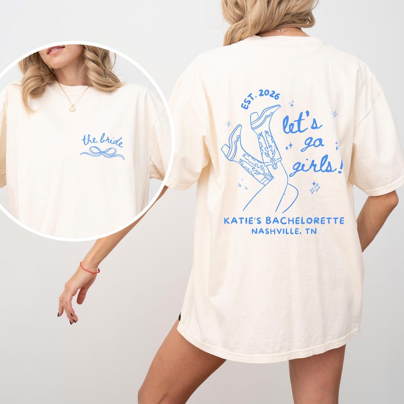 Let's Go Girls Shirt, Custom Bachelorette Party Tee, Coastal Cowgirl, Wild Wild Wife, Girls Night, Bridal Party Shirt, Last Rodeo
