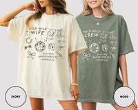 Cowgirl Bachelorette Shirts Comfort Colors, Western Bach Shirts, Wild Wild Wife Bachelorette Party Tee, Last Rodeo Bachelorette T-shirt