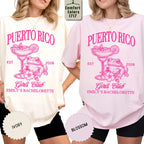 Custom Puerto Rico Bachelorette Trip Shirt: Girls Trip Tropical Bride & Bridesmaids Gift