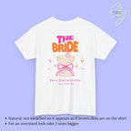 Custom Coquette Hen Party Bachelorette Shirt Cherry Cocktail Pocket Print Back Print Personalized Bride Crew Matching JGA Shirts Aesthetic