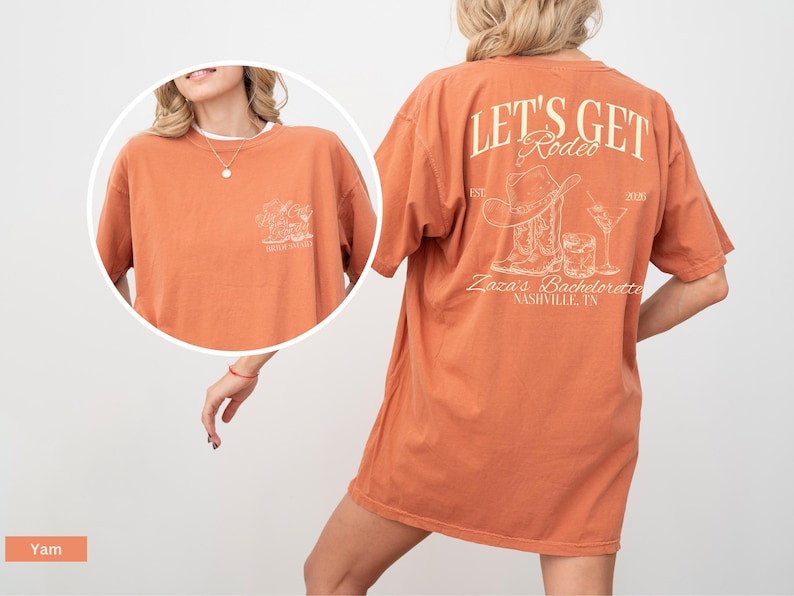 Custom Last Rodeo Bachelorette Shirts, Western Bachelorette Party Tees, Western Bridal Party Tees, Austin Bachelorette, Desert Bach Trip Tee