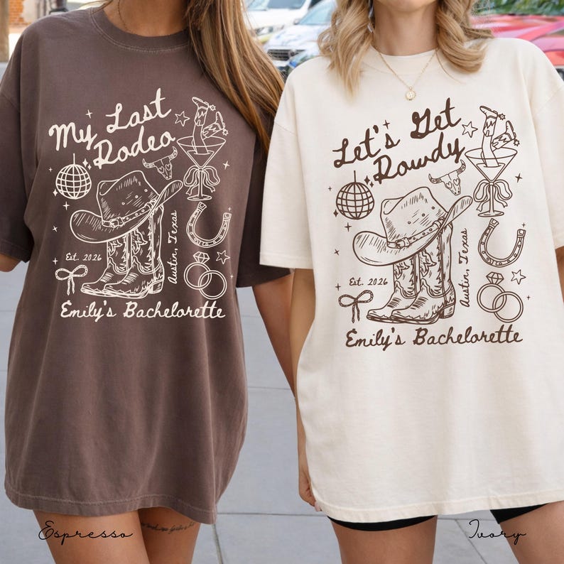 Last Rodeo Bachelorette Comfort Colors Shirt, Western Cowgirl Bach Party Tee,Western Bridal Party, Austin Trip Tee, Nashville,Cowboy T-shirt