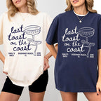 Last Toast On The Coast Shirt, Custom Beach Bachelorette Party Shirt, Bach Club Shirt, Coastal Bachelorette Shirt, Bridal Party Gifts
