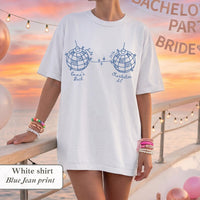Bride’s Last Disco Bachelorette Shirt, Queen Disco Tee, Bridesmaid Proposal Shirt, 70s Disco Party Bach , Custom Bridesmaid Girls Trip Shirt