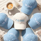 Personalized Embroidered Bride Squad Baseball Cap: Custom Bachelorette Party Hat, Bridal Shower Gift