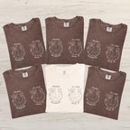Comfort Colors® Horseshoe Bow Bride Crew T-shirts, Bachelorette Party Western Cowgirl Shirts, Western Wedding Shirt, Bridesmaid Shirt