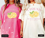 Bachelorette Party Shirts, Custom Bachelorette Shirts, She Found Her Main Squeeze, Lemon Bridal Party, Personalized Luxury Bachelorette