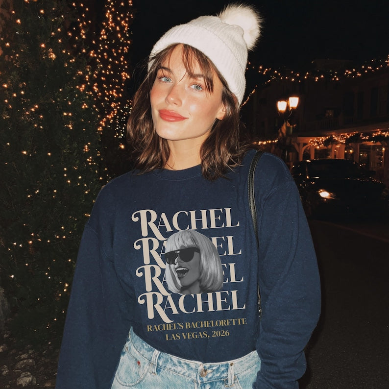 Custom Face Bachelorette Sweatshirt: Personalized Bride Photo Party Shirts