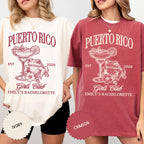 Custom Puerto Rico Bachelorette Trip Shirt: Girls Trip Tropical Bride & Bridesmaids Gift