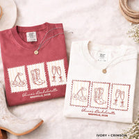 Custom Western Bachelorette Shirt, Comfort Colors® Country Bridal Squad Gift For Nashville Trip USA, Personalized Cowgirl Last Rodeo Tee.