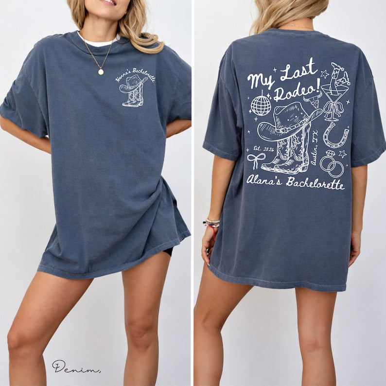 Let's Go Girls Western Bachelorette Shirt, Custom Cowgirl Bride Tee, Personalized Nashville Bach Shirts, Matching Country Bridal Squad Gift