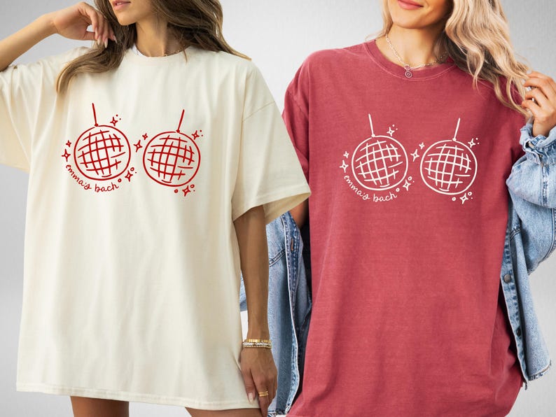 Custom Disco Bachelorette Party Shirts, Hippie Disco Favors, Disco Ball Bra Shirt, Brides Last Disco, Honey Disco Bride Bachelorette