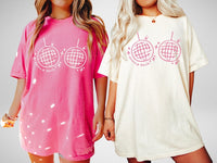 Custom Disco Bachelorette Party Shirts, Hippie Disco Favors, Disco Ball Bra Shirt, Brides Last Disco, Honey Disco Bride Bachelorette
