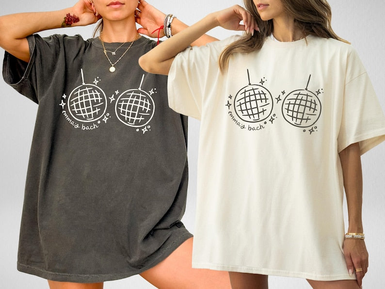 Custom Disco Bachelorette Party Shirts, Hippie Disco Favors, Disco Ball Bra Shirt, Brides Last Disco, Honey Disco Bride Bachelorette