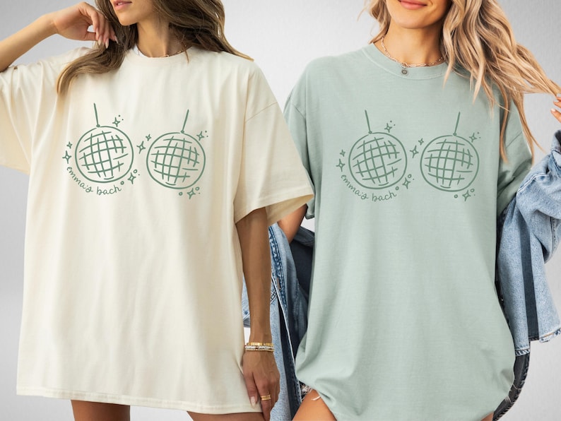 Custom Disco Bachelorette Party Shirts, Hippie Disco Favors, Disco Ball Bra Shirt, Brides Last Disco, Honey Disco Bride Bachelorette