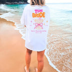 Custom Coquette Hen Party Bachelorette Shirt Cherry Cocktail Pocket Print Back Print Personalized Bride Crew Matching JGA Shirts Aesthetic