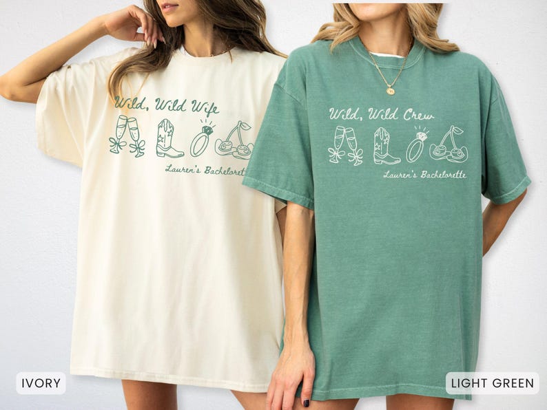 Personalized Wild Wild Wife Bachelorette Comfort Colors Shirt, Custom Last Rodeo Bridal Party T-shirt, Austin Texas Nashville Bach Outfit