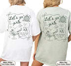 Custom Western Nashville Bachelorette Shirts, Let's Go Girls Scottsdale Cowgirl Bachelorette Party Comfort Colors Bach TShirts, Bridal Party