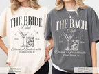 The Bride Club Bach Club Bachelorette Shirt, Custom Bachelorette Party Tee, Bridal Crew Shirts, Luxury Bachelorette Weekend Gift