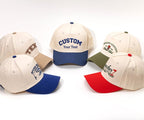 Custom Embroidered Trucker Hat, Happy Camper Hat, Dad hat,Matching Group Hats, Girls Trip Cap, Vacation Hat, Bachelorette Gift,Summer hat