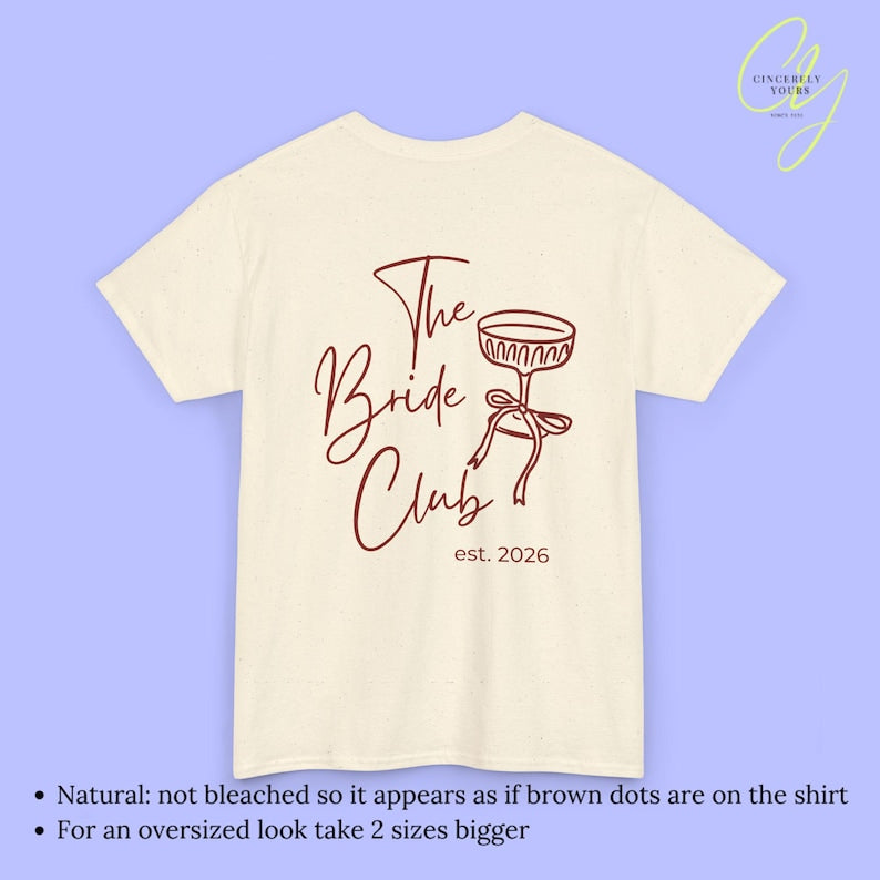 Personalized Hen Party Shirt Bachelorette T Shirt Back Print Coquette Bow Champagne Glass Hand Drawn Bride Crew Custom Name Any Year Custom