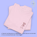 Personalized Hen Party Shirt Bachelorette T Shirt Back Print Coquette Bow Champagne Glass Hand Drawn Bride Crew Custom Name Any Year Custom