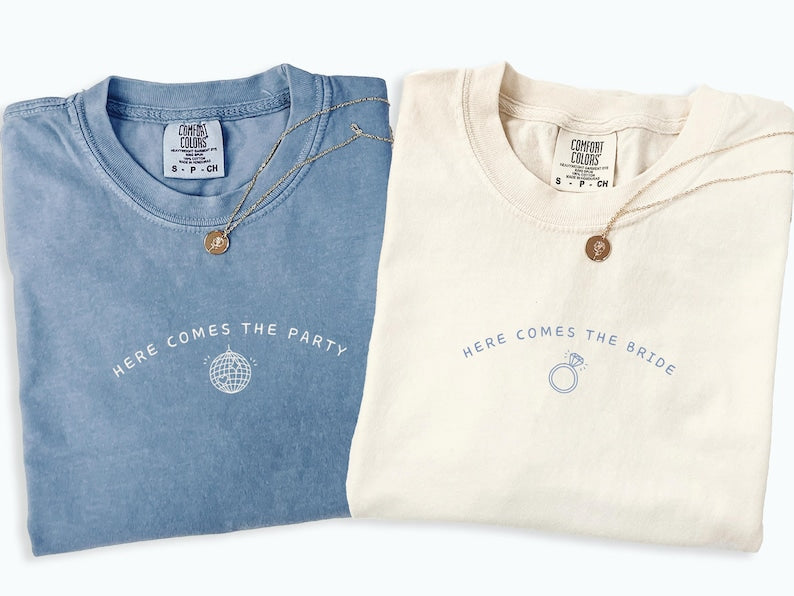here comes the party bachelorette shirts, Disco ball Bach tshirts