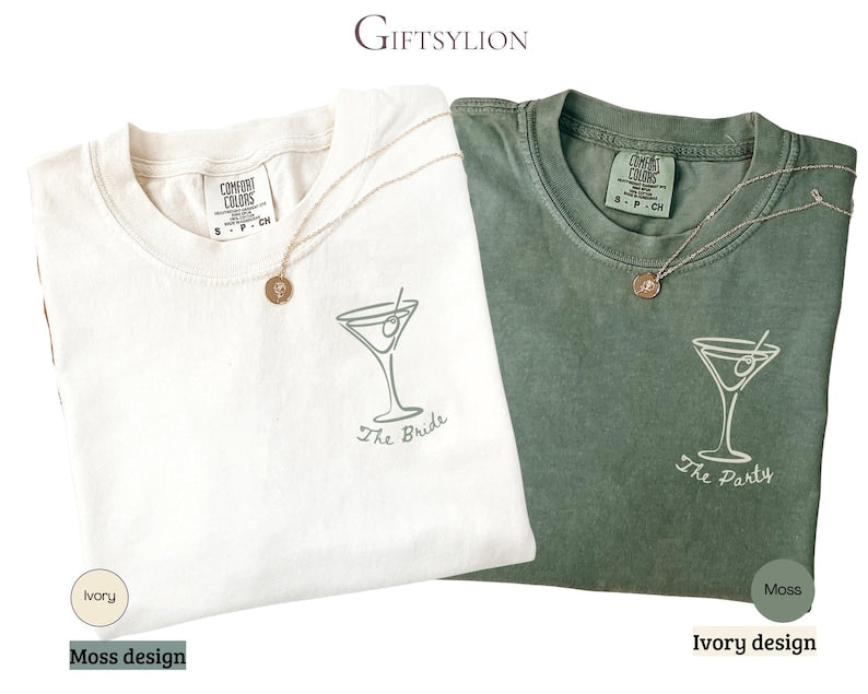 Custom Beach Bachelorette Comfort Colors Shirt, Coastal Bride Trip Tee, Bikini Shell Cocktail Party Shirt