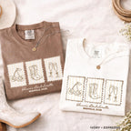 Custom Western Bachelorette Shirt, Comfort Colors® Country Bridal Squad Gift For Nashville Trip USA, Personalized Cowgirl Last Rodeo Tee.