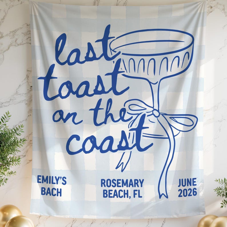 Last Toast On The Coast Shirt, Custom Beach Bachelorette Party Shirt, Bach Club Shirt, Coastal Bachelorette Shirt, Bridal Party Gifts