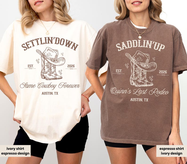 Last Rodeo Bachelorette Shirt, Personalized Location Western Bridal Party Shirt, Custom Western Bachelorette Shirt, Western Bride Shirt