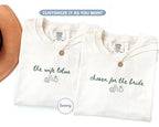 The Wife Lotus Destination Bachelorette Shirts Tropical Bridal Trip Bride Squad Matching Resort Bach Weekend Chosen for the Bride Tee