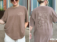 Custom Cowgirl Disco Comfort Colors® T-Shirt, Desert Bachelorette Party Shirt, Girls Trip & Birthday Gift