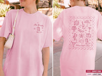 Custom Cowgirl Disco Comfort Colors® T-Shirt, Desert Bachelorette Party Shirt, Girls Trip & Birthday Gift