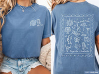 Custom Cowgirl Disco Comfort Colors® T-Shirt, Desert Bachelorette Party Shirt, Girls Trip & Birthday Gift