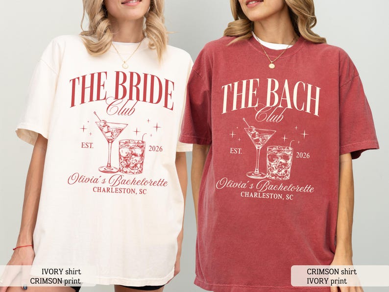 The Bride Club Bach Club Bachelorette Shirt, Custom Bachelorette Party Tee, Bridal Crew Shirts, Luxury Bachelorette Weekend Gift